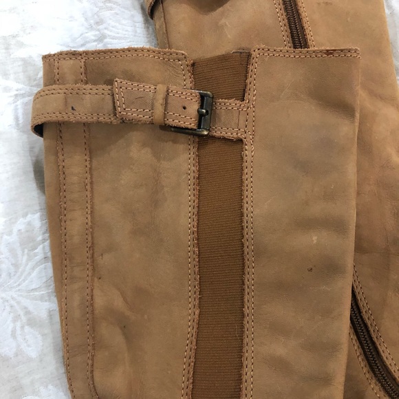 Donald J Pliner Brown Leather Buriel Riding Boots - Picture 4 of 4